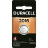 Duracell 3 Volt 2016 Lithium Coin Battery, 1 Count