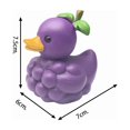 thumbnail image 3 of Grapes Duck - Fruit Duck Statue Unique Ducks Figurine Resin Ducks for Dashboard Funny Duck Statue for Home Office Desktop Car Accessories(Grapes), 3 of 5
