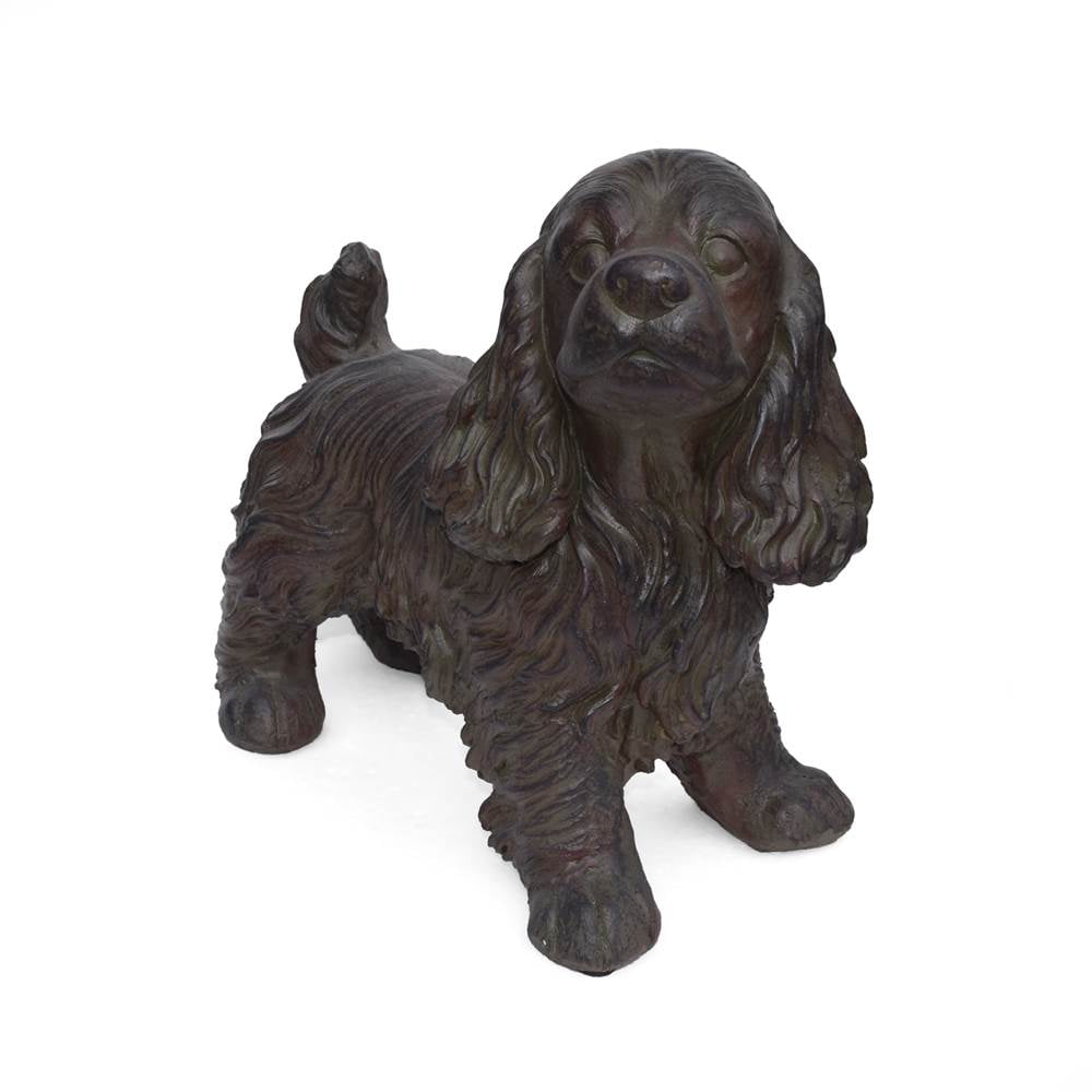 cocker spaniel garden statue