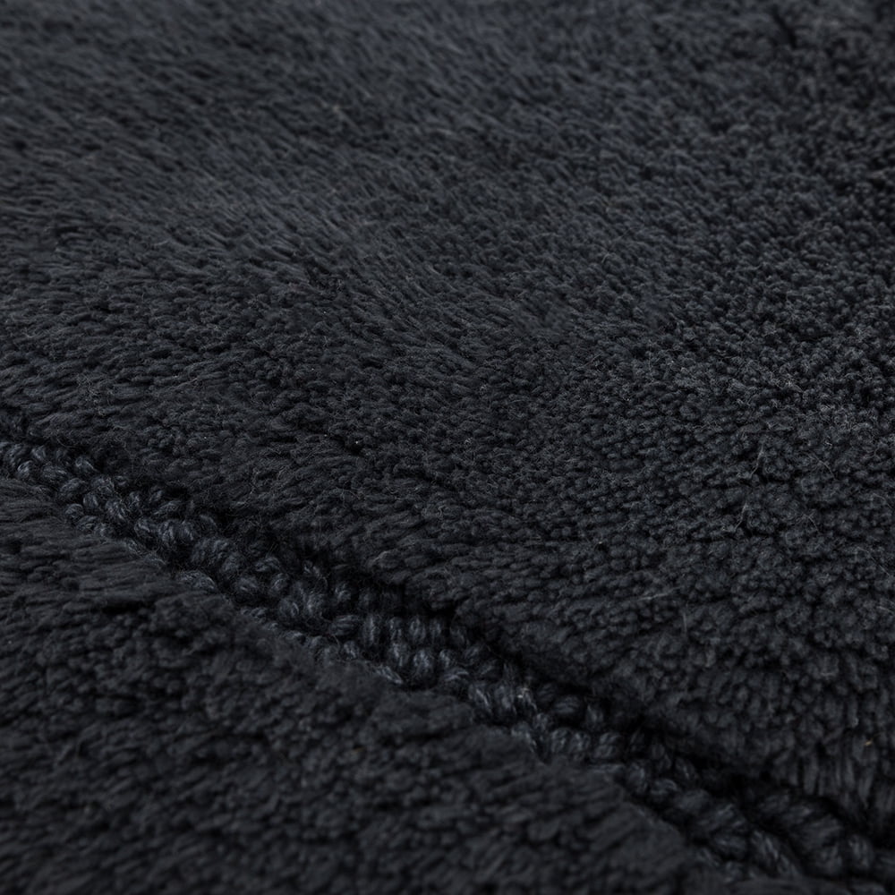 Mohawk Home Regency Plush Stain/Fade Resistant Non-Slip Machine Washable Bath Mat, Charcoal, 2' x 5'