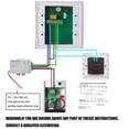 thumbnail image 3 of AGPtek 280kg 620LBs Holding Force Electric Magnetic lock for door access control system Electromagnet Fail-Safe NC Mode, 3 of 3