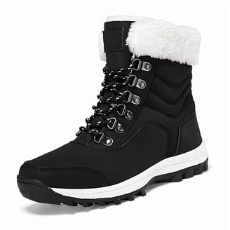 Hunter Wanderer Womens' Short Sherpa Snow Boots, White Willow