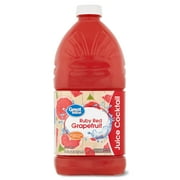 Great Value Ruby Red Grapefruit Juice Cocktail, 64 fl oz