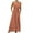 a-Orange Womens Summer Dress, variant on Sundresses for Women Casual Summer - Women's Boho Summer V Neck Sleeveless Flowy Beach Party Maxi Dress Leopard Print A Line Swing Tank Dress with Belt