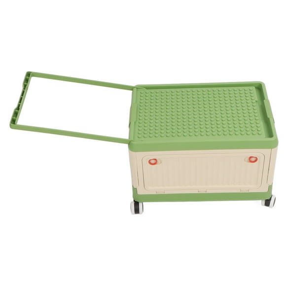 Storage Bins With Wheels, Children Building Blocks Organizer Rolling Toy Toy Box Toy Organizers And Storage Bins Kids Toy Organizers And Storage Bins With Lids for Nursery,Playroom