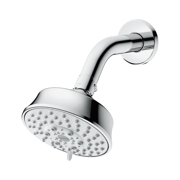 TOTO® L Series 1.75 GPM Multifunction 4 inch Classic Round Showerhead, Polished Chrome - TBW03001U4#CP