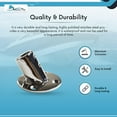 thumbnail image 4 of MARINE CITY Heavy Duty 316 Grade Stainless Steel Marine Grade Casting Boat Hand Railing Fittings 7/8 Inches Round Base 60 Degree Tube Base 1 Pcs, 4 of 7
