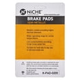 thumbnail image 4 of Niche Semi-Metallic Brake Pad Set for Suzuki RM85 RM85L Motorcycle MK1002805, 4 of 8