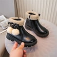 thumbnail image 6 of YMUQEIGH Girls Winter Boots Fashion Fur Lined Lightweight Warm Snow Boots Princess Warm Winter Shoes for Girls, 6 of 7
