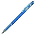 thumbnail image 3 of Pentel Arts Slicci Metallic - Bolígrafo de gel con punta de aguja de 0,8 mm, tinta azul metálico, caja de 12 (BG208-MC), 3 of 3