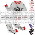thumbnail image 3 of JUMEYU Boys Sleep Set Long Sleeve Printed Top and Pants Casual Indoor Homewear for Boys 1T 2T (Purple,1-2 Years), 3 of 8