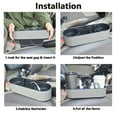 thumbnail image 4 of KY Car Cup Holder Expander Organizer,Multifunctional Cup Drink Holders with PU Leather Cover,Side Insert Center Console Seat Gap Filler Storage Box for Mug Bottle CellPhones Keys Coffee Coasters Cards, 4 of 6