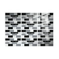 thumbnail image 2 of 12pc Peel And Stick Ceramic Tile Paste 3D Lattice Crystal Ceramic Tile Paste DIY Waterproof Self Adhesive Wall Sticker, 2 of 9