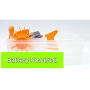 4M: Green Science: Aqua Robot - DIY Water Swimming Fish Toy Robot, Solar & Battery Hybrid Power, STEM Building Craft & Activity Set, Kids Ages 5+