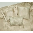 thumbnail image 3 of Sterling Creek 7-Piece Trinity Luxury Comforter Set, Traditional Gold Jacquard Medallion Comforter with Decorative Pillow Cushions & Shams, Bed Skirt, King, 3 of 9