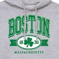 thumbnail image 3 of Instant Message - Boston Mass Clover - Men's Pullover Hooded Fleece Sweatshirt, 3 of 7