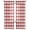 red, variant on Farmhouse Red Plaid Semi Sheer Curtains 45 Inch Length 2 Panels Set, Rustic Red White Checkered Sheer Kitchen Curtain Privacy Voile Window Curtain for Living Room Bedroom Rod Pocket Drapes