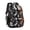 Basketball and Silhouette, variant on Basketball and Cap Black Pattern Backpack for School, Cute School Bag with Adjustable Shoulder Straps and Padded Back, 16.9"x12.6"x5.9"