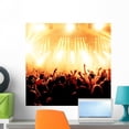 thumbnail image 1 of Concert Crowd Front Bright Wall Mural by Wallmonkeys Peel and Stick Graphic (24 in W x 23 in H) WM271735, 1 of 4