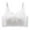 White, variant on Push Up Bras for Women Underwire Lace Floral Unlined Minimizer Full Coverage Non Padded Wireless Everyday Bra,Black,42 C