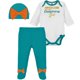 thumbnail image 1 of NFL - Conjunto de 3 piezas para bebé, pantalón y gorra con pies, Miami Dolphins de 0 a 3 meses, 1 of 1