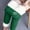 A#Green, variant on DPTALR Women's Thick Fleece-Lined Printed Long Leggings,Blue,Size M