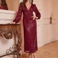 thumbnail image 5 of UPPADA Womens Dresses for Wedding Guest Side Slit Cutout Maxi Dress Sleeveless Cocktail Evening Dress Casual Dress Prom Party Elegant Dresses, 5 of 7