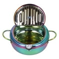 thumbnail image 3 of Stainless Steel Fryer with , Japanese Style, 3.4L Non Stick Deep Frying Pot, Perfect for Home Kitchen Cooking, 3 of 8