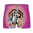 thumbnail image 4 of Looney Tunes Bugs Bunny Mens Boxer Briefs Active Stretch Breathable Underwear, Comfortable Gym Boxer Briefs, 4 of 7
