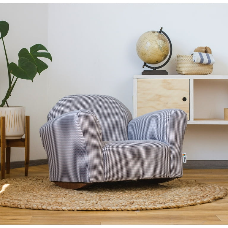 Kids fabric rocking chair on sale