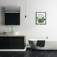 thumbnail image 2 of Stupell Industries Botanical Bath Phrase Typography Painting Gray Floater Framed Art Print Wall Art, 17 x 21, 2 of 9