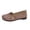 Coffee, variant on NexTorq Fashionable Versatile Women's Round Toe Ballet Flats Slip On Mary Jane Flats Comfortable Casual Ballerina Shoes, Coffee, 36