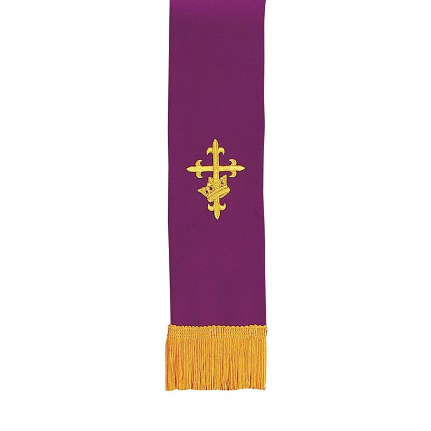 Christian Brands Church Supply KC133 Purple & Green Bookmark with Fringe