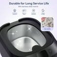 thumbnail image 6 of Ultrasonic Retainer Cleaner, Caveen 48Khz Professional Cleaning  Machine for Night Guards, Braces, Aligner, Toothbrush with Digital Timer, Portable Denture Cleaning Pod, 6 of 9