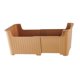 thumbnail image 1 of Caja de almacenamiento de libros con ruedas, organizador de almacenamiento, resistente, grande, decorativa, portátil marrón, 1 of 9