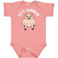 thumbnail image 3 of Inktastic Let's Barbecue White Text Boys or Girls Baby Bodysuit, 3 of 5