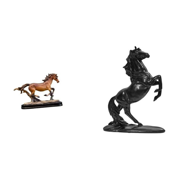 Figura de caballo,Figura coleccionable de caballo en miniatura,Adorno de caballo de resina,estatua de animal,decoración para el hogar,Estatua de caballo,Estatua de caballo,escultura decorativa