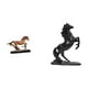thumbnail image 1 of Figura de caballo,Figura coleccionable de caballo en miniatura,Adorno de caballo de resina,estatua de animal,decoración para el hogar,Estatua de caballo,Estatua de caballo,escultura decorativa, 1 of 8