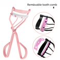 A6 Double Line Black Eyelash Curler with Comb Eyelash Curling Girl Eye