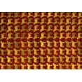 thumbnail image 1 of Ahgly Company Machine Washable Indoor Rectangle Abstract Yellow Modern Area Rugs, 6' x 9', 1 of 4