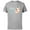 Athletic Heather, variant on Star Wars BB-8 Lighting the Hanukkah Menorah - Short Sleeve Cotton T-Shirt for Adults - Customized-Black