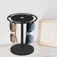 thumbnail image 6 of Fasiaou Metal Sunglasses Organizer, Glasses Holder Stand with Tray, Eyeglasses Holder with Anti-Slip Pads for Tabletop, Desk, Dresser, Matte Black, 6 of 7