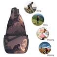 thumbnail image 5 of Lsque Dinosaur Moonlit Forest Pattern Cross Chest Bag Diagonally – Premium Durable Front Chest Sling with Adjustable Padded Strap, High-Capacity Storage, 5 of 8