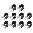 thumbnail image 4 of 10 Pcs Bande en Acier Inoxydable 304 Type-R +M14 Clip de Retenue en Caoutchouc, 4 of 7