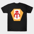 thumbnail image 1 of F Mythosaur Mandalorian Bounty Hunter Skull Symbol T-Shirt, 1 of 4