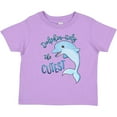 thumbnail image 3 of Inktastic Dolphin-itely the Cutest Boys or Girls Toddler T-Shirt, 3 of 5