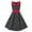 Z-Black339, variant on JIAYUE Girls Dresses A-Line Peter Pan Collar Sleeveless For Daily Wear Party Performance Stylish Toddler Kids Dress