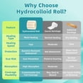 thumbnail image 2 of Hydrocolloid Dressing Roll for Wound Care, 2in*12ft, Cut-to-Size Patch, Hydrocolloid Bandages with Self-Adhesive, Ultra Absorbent, Flexible & Waterproof, First Aid Kit Essential, 2 of 7