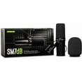 thumbnail image 2 of Shure SM7DB | Dynamic Vocal Microphone with Built-in Preamp – Studio Mic for Streaming, Podcasting, and Recording- Black, 2 of 5