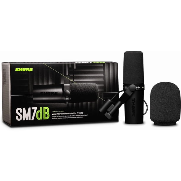 Shure SM7DB | Dynamic Vocal Microphone with Built-in Preamp